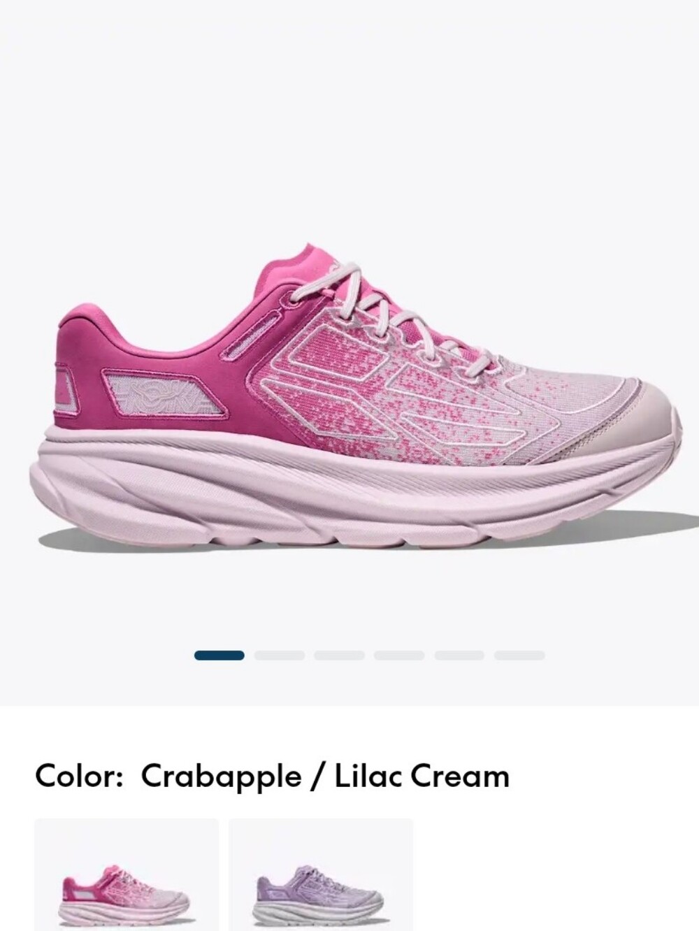 Brand New Never Worn Hoka Clifton One9 Aerino Women's Size 10 crabapple / lilac